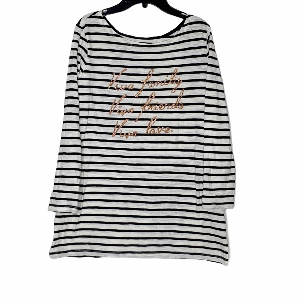 Old NAVY striped blouse. Size M